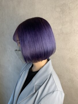 バズ サッポロ バイ フィーネ(BuzZ sapporo by Fi-Ne) パープルカラーボブ