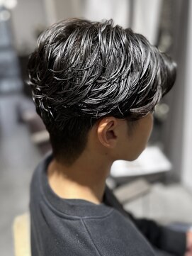エニー 栄(Any) men's hair  毛流れフェザーパーマ