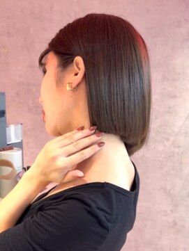 ロンドヴァリー 渋谷店(Lond vallee) 【山崎限定】地毛風ストレートで作るタッセルボブ