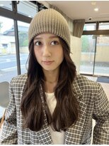 オーダイム(ou' dime)&nbsp;ダブルカラーブラウンアッシュグレージュアッシュコテ巻き