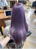 春の透明感カラー◎ラベンダーカラーケアブリーチダブルカラー