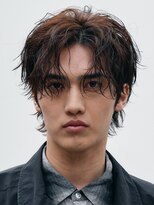レタッチ バイ フィフス 銀座(RETOUCH by fifth)&nbsp;新橋メンズパーマフェザーパーマセンターパートガイルヘアゆるめ