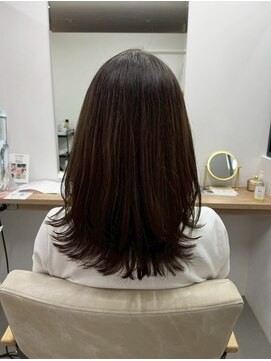 ヘアーアートシフォン 池袋西口店(Hair art chiffon) ナチュラルショート/ミルクブラウン/白髪ぼかし/縮毛矯正/池袋