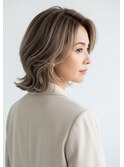 表参道駅・ハイライト・白髪ぼかし・白髪染め・ショート・ボブ