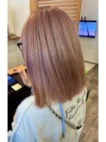 桃の木 ヘアー(桃の木 hair) ピンクベージュ×ダブルカラー