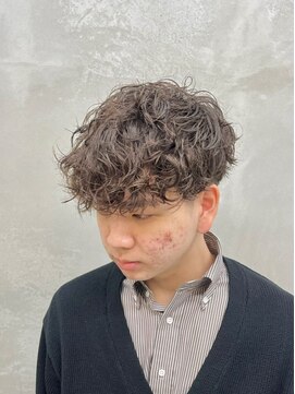 サームマン 人形町(SARM MAN) 波巻きスパイラル×無造作マッシュ
