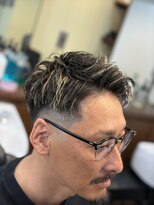 アパッシュ 東光店(Apache) フェード×アップバング×メッシュ
