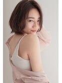 〇セミロングレイヤー ミルクブラウン モカブラウン 髪質改善
