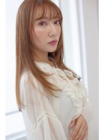 アッシュ 長津田店(Ash)&nbsp;顔まわりレイヤーの艶セミロング