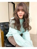ニコフクオカヘアーメイク(NIKO Fukuoka Hair Make)&nbsp;〈NIKO〉ブリーチなしダブルカラー.グレージュ.透明感カラー