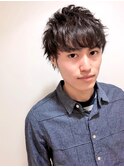 王道束間無造作ショート