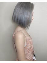 リーフェ バイアルティナ(Rife by artina)&nbsp;プラチナシルバー×ワンレンボブ【Rife海老名】