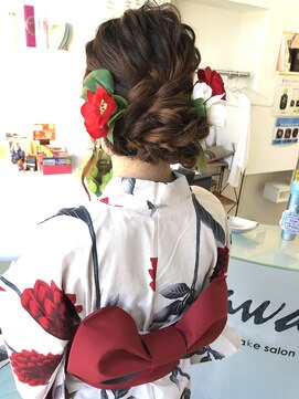 イザワ ヘアメイクサロン(izawa) 浴衣アップスタイル