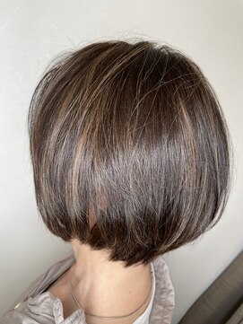 ヘアーサロン イバ(IBA) 白髪ぼかしハイライト