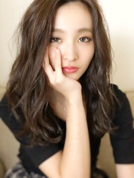 チョビー 銀座(chobii) チョビー銀座桜井デジタルパーマイルミナカラーグレージュ