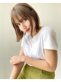 タイトボブ レイヤーボブ 外ハネ