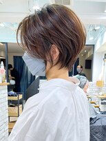 アヴァロン(AVALON) 絶壁解消/ひし形/前下がり/大人ショートボブ/30代/40代★猪狩★