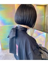 エムスラッシュ 表参道(M.SLASH)&nbsp;表参道/カットが上手い/黒髪/ブルーグレージュ/パープルブラック