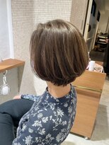 エヌ トーキョー(enu TOKYO) 脱白髪染めでペールベージュ セクションカラー