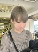 ☆大人ショートカット耳かけ大人マッシュショートパーマ