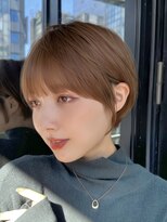 アマトウキョウ 表参道(AMA TOKYO) センターわけボブ ふんわりカール サイドバング 大場猛