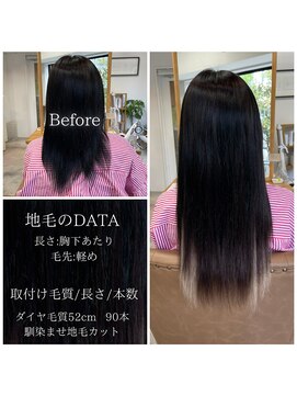 フツーロ 栄(FUTURO) 黒髪/インナーカラー/ハイライト/エクステ/プルエクステ