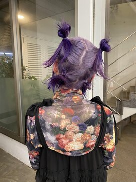 レコ 渋谷(LECO) パープルグラデアレンジ