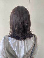 カシェ リタ ヘアー(CACHE'&RITA HAIR)&nbsp;ロブ◯ボブ◯切りっぱなし◯外ハネ◯ベージュブラウン