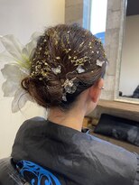 ヘア ラボ トアル(hair labo toaru)&nbsp;お祭り夜会巻き