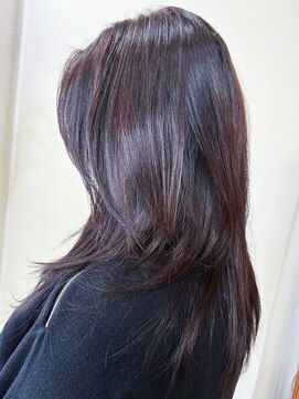 アルファ インタラクティブ エム フラワー(ALUFA interactive.M Flower) 20代30代40代大人3Dカラー立体感ショコラブラウン艶感ロング