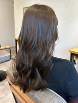 ミュラ(mulah)&nbsp;ブリーチなしカラーシアーベージュ＊コテ巻きラフウェーブ