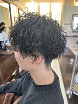 ウィーブ 成田店(Weve)&nbsp;波巻きスパイラルパーマ×刈り上げマッシュ