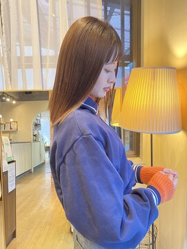 ルアナ ヘアメイク(Luana hair make) ぷつっとカット+グレージュ