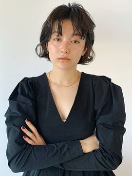 ローブ アオヤマ(LOAVE AOYAMA) フレンチボブ/外ハネボブ/ナチュラルアッシュ　20代30代