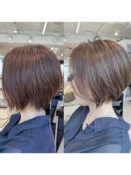 アンド ストーリーズ(&STORIES) 絶壁解消/大人可愛い/ひし形/小顔/30代40代◎ショートボブN