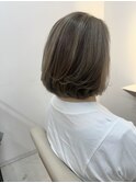 【sida 池村】20代30代40代白髪ぼかしハイライトレイヤーボブ