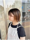 ぷつんと可愛いミニボブ　外ハネボブ