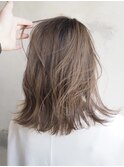 ミルクティーベージュダブルカラーケアブリーチグレージュ40代
