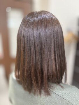 ブレス ザモール郡山店 オーガニック全体染めココアブラウン