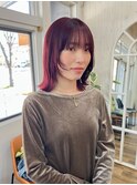 ミディアムレイヤーチェリーピンク