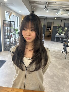 ナンバー(number+) 10代20代韓国風トレンドヘアザクザクハッシュレイヤーカット