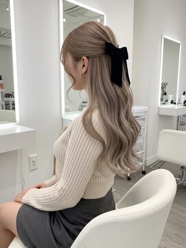 アオアクア バイ グルグル 小岩店(ao akua by GULGUL) 小岩/レイヤーカット/ダブルカラー/ブリーチなしカラー/顔周り