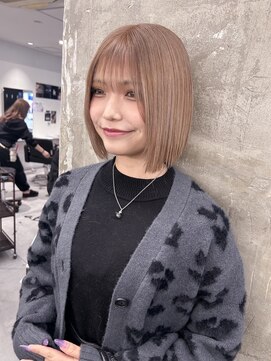 キング 高槻(K!ng) 縮毛矯正髪質改善ハイライトレイヤーカット枚方美容室エクステ