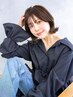 【1日3名限定】カラー(リタッチ)+デザインカット+艶TR10300円→6400円