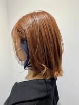 ルルバイアズール 草加店(LULU by azule)&nbsp;ツートンカラー、イヤリングカラー、オレンジ、パープル【草加】