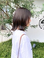 リリー(Rilie)&nbsp;顔まわりレイヤー/小顔カット/アッシュブラウン/透明感