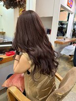 キサイ バズ(kisai BUZZ)&nbsp;kisaiBUZZ＊鈴木映美　艶髪ウェーブ/ブラウン/レイヤーカット