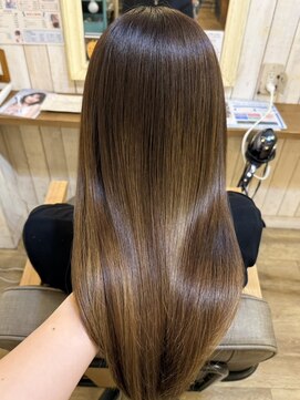 エニー(ENi) 黒髪カタログ/クラゲヘアー/オリーブグレー/辻堂/40代50代