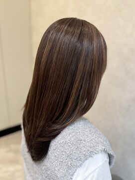 美容室 プラセル(Plaser) 暖色系白髪ぼかしカラー