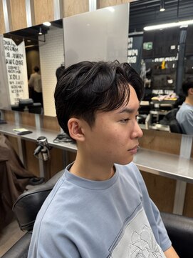 リレーションメンズヘアー(RELATION MEN'S HAIR) マレットヘアツイストスパイラルセンターパートセンター分け
